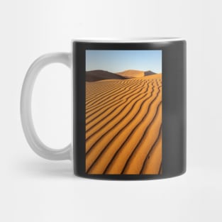 Orange sand patterns. Mug